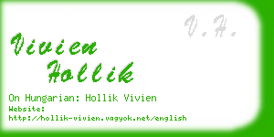 vivien hollik business card